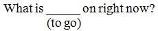 Write-on-line within a question; answer cue is in parentheses below the write-on-line