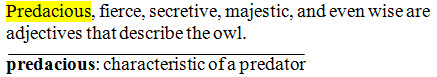 Yellow highlighted word begins paragraph; note to word in note section at end of print page; referenced word indicated in bold and followed by colon