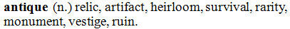 Bold glossary entry word is followed by part of speech in parentheses; definition begins with lowercase letter