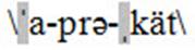 Pronunciation with diacritics, hyphen syllable breaks, enclosed in backslashes; high stress before 1st syllable, low stress before 3rd syllable